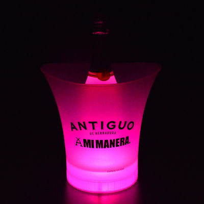 Sıcak satıcı plastik led şampanya buz kovası