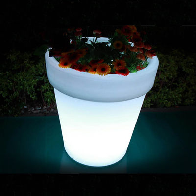 Renk Değiştirme Şarj edilebilir LED Vase Planter Dokunmatik Kontrol