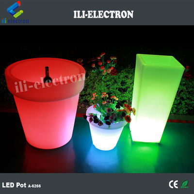 Renk Değiştirme Şarj edilebilir LED Vase Planter Dokunmatik Kontrol