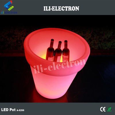 Renk Değiştirme Şarj edilebilir LED Vase Planter Dokunmatik Kontrol