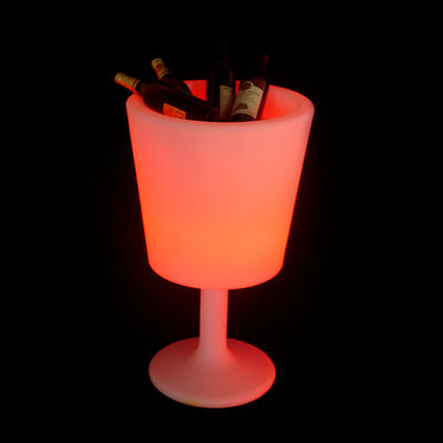 kablosuz kontrol ışıltılı plastik led buz kovası iç ve dış mekan için ayakta