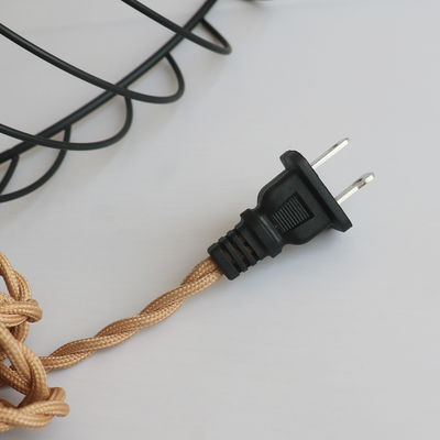 Bambu malzemesi Endüstriyel tarzı asılı lamba Plug And Switch ile