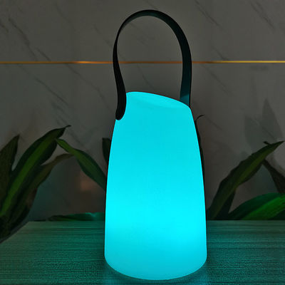 Bahçe için plastik taşınabilir LED lamba kablosuz uzaktan kumanda