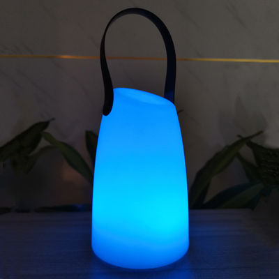Bahçe için plastik taşınabilir LED lamba kablosuz uzaktan kumanda