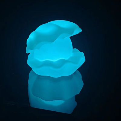 16 renk değişen kablosuz gece ışığı RGB LED deniz kabuğu ışığı