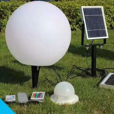 IP65 Su geçirmez Güneş Topu Lampu, LED Renk Değiştirme Parlak Toplar Bahçe İçin