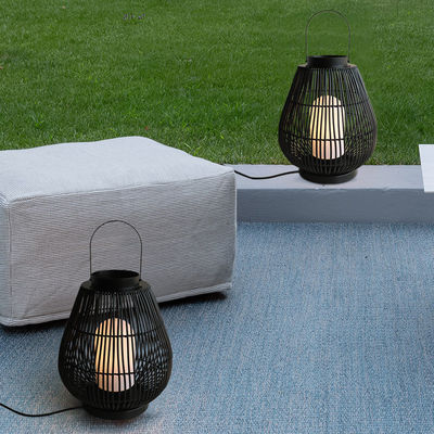 IP44 Su geçirmez Rattan Bahçe Fenerleri