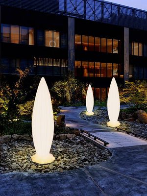 Akıllı ayakta duran lamba kablosuz plastik LED zemin lambası kapalı kullanım için