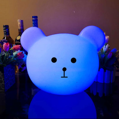 Mini Tatlı Ayı Çocuk Bebek İç Dekoratif Taşınabilir LED Gece Işığı Lamba