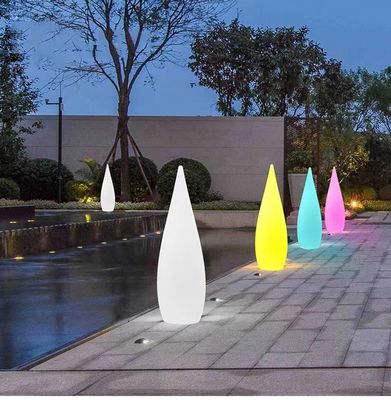 Plastik Parlak Işıklar Led Yer Lambaları Dış Bahçe Parti Dekorasyonu İçin