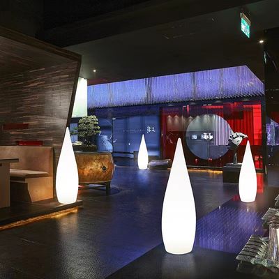 Plastik Parlak Işıklar Led Yer Lambaları Dış Bahçe Parti Dekorasyonu İçin