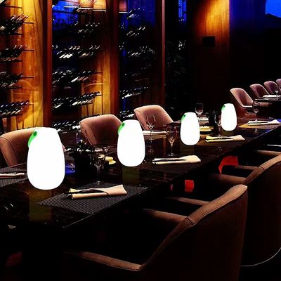2700K CCT Plastik LED Portatif Restoran için Şarj edilebilir Lamba