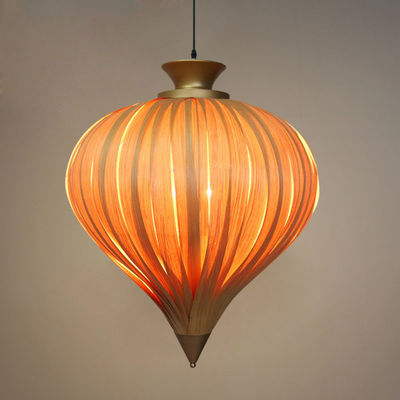 Ahşap Pendant Işıkları - Asılı Finer Fenerleri - Led Yaratıcı Ahşap Fenerler