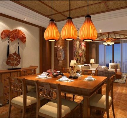 Ahşap Pendant Işıkları - Asılı Finer Fenerleri - Led Yaratıcı Ahşap Fenerler