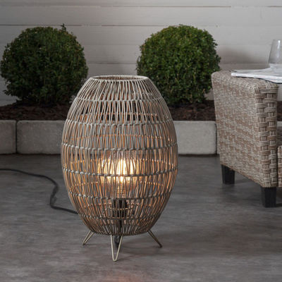 Ip44 LED Rattan Bahçe Yüzme Havuzu için Kalkan Lamba Gölgesi