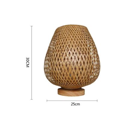Atmosfer Rattan Masa Lambası, Bambu Masa Lambası İç Dekorasyon için