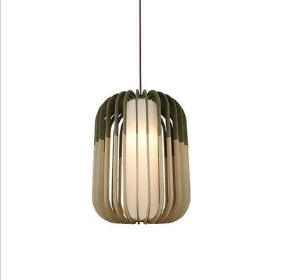 Nodic Rattan Pendant Light Chandelier Ev Dekorasyonu için Anahtar Kontrolü