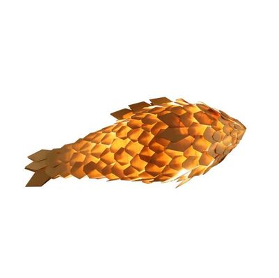 Yaratıcı Asılı lamba balık tasarımı Lustre Pendant Lamp