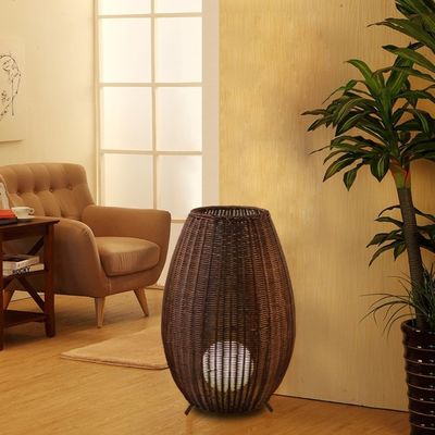 Sokak lambası balkon koridoru dış mekan su geçirmez Rattan Çim lamba LED zemin lambası