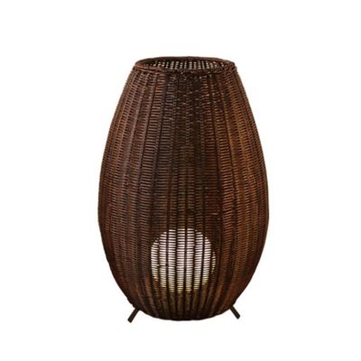 Sokak lambası balkon koridoru dış mekan su geçirmez Rattan Çim lamba LED zemin lambası
