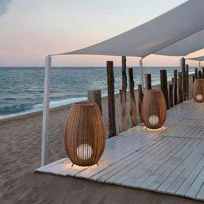 El yapımı Wicker Rattan Pendant Çanakkale 150 Derece Çanaklık Açısı Değiştirme Kontrolü