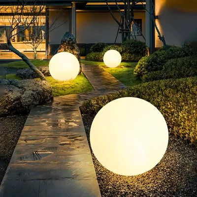 1000 mAh güneş bataryası 1.2 w Pin Solar Power Sphere For Garden