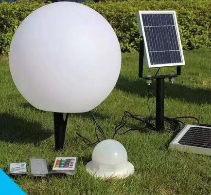 1000 mAh güneş bataryası 1.2 w Pin Solar Power Sphere For Garden