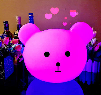 Mini Tatlı Ayı Çocuk Bebek İç Dekoratif Taşınabilir LED Gece Işığı Lamba