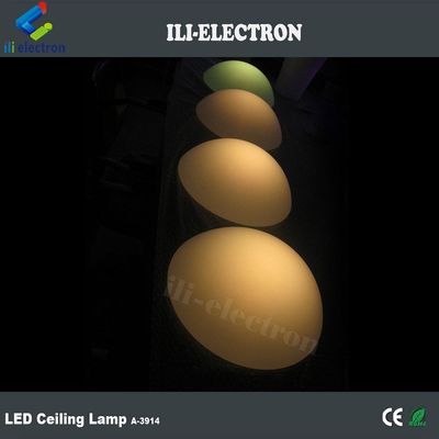 PE Plastik LED Yarım Küre Işık Noel Dekoru için Şarj edilebilir