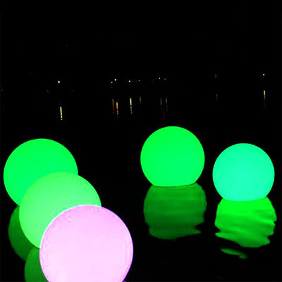 Su geçirmez Plastik LED Parlak Top Özel Renkli