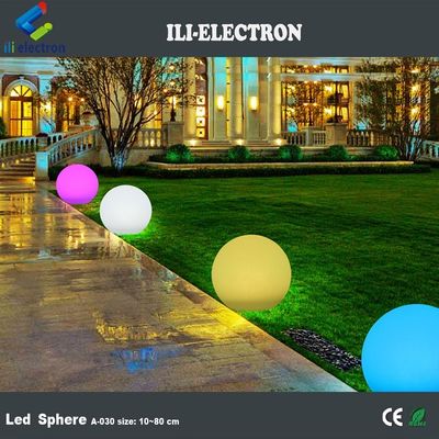 Su geçirmez Plastik LED Parlak Top Özel Renkli