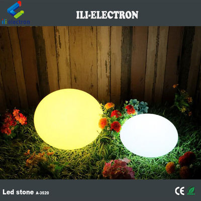 16 renk değiştiren plastik LED Glow Rock