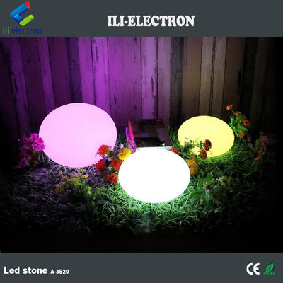 16 renk değiştiren plastik LED Glow Rock