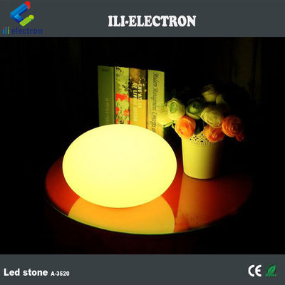 16 renk değiştiren plastik LED Glow Rock