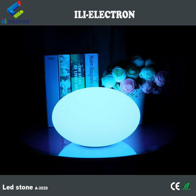 16 renk değiştiren plastik LED Glow Rock