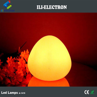 Şarj edilebilir plastik LED Glow Rock