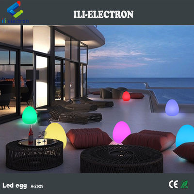 IP65 Yumurta şeklinde masa lambası uzaktan kumanda ile şarj edilebilir