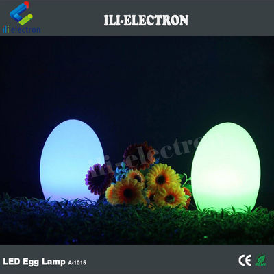 USB Şarj Plastik Yumurta Şekilli LED Işıklar Kablosuz Şarj edilebilir Lityum Pille