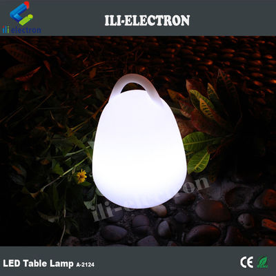 Elde taşınabilir PE plastik LED ışıklı lamba şarj edilebilir lityum pil ile