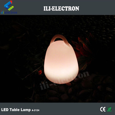 Elde taşınabilir PE plastik LED ışıklı lamba şarj edilebilir lityum pil ile