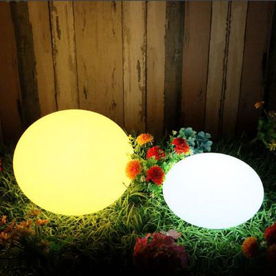PE Plastik LED Taş Işık Su geçirmez Şarj edilebilir Ev Dekorasyonu için Renk Değiştirme