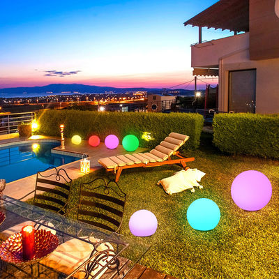 30 cm IP 65 su geçirmez plastik LED Işıklandırılmış Küre
