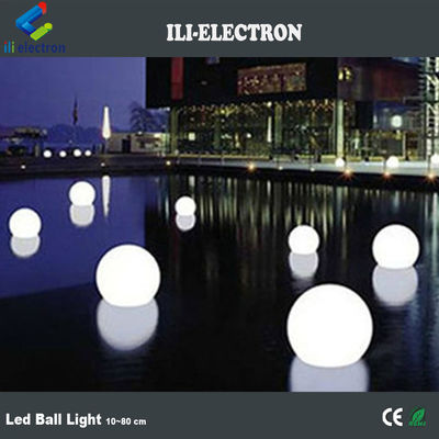 30 cm IP 65 su geçirmez plastik LED Işıklandırılmış Küre