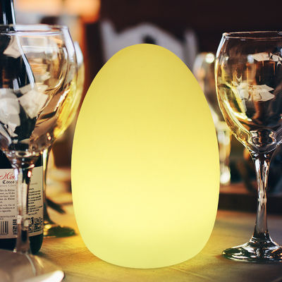 Otel masası dekorasyonu plastik led ışık yumurta lambası