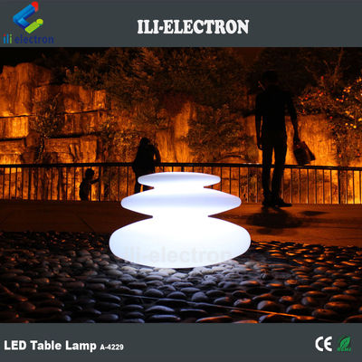 taş şeklindeki plastik led ışıltılı masa lambaları
