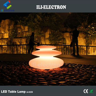 taş şeklindeki plastik led ışıltılı masa lambaları