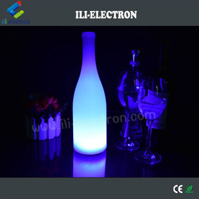 Işıklandırılmış plastik led şişe şeklinde lambalar