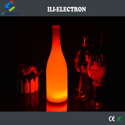 Işıklandırılmış plastik led şişe şeklinde lambalar