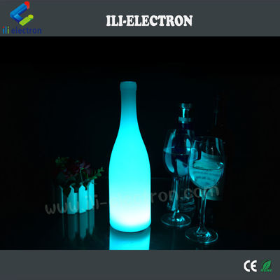Işıklandırılmış plastik led şişe şeklinde lambalar