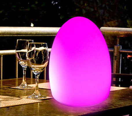 Yumurta şeklinde plastik led masa lambası